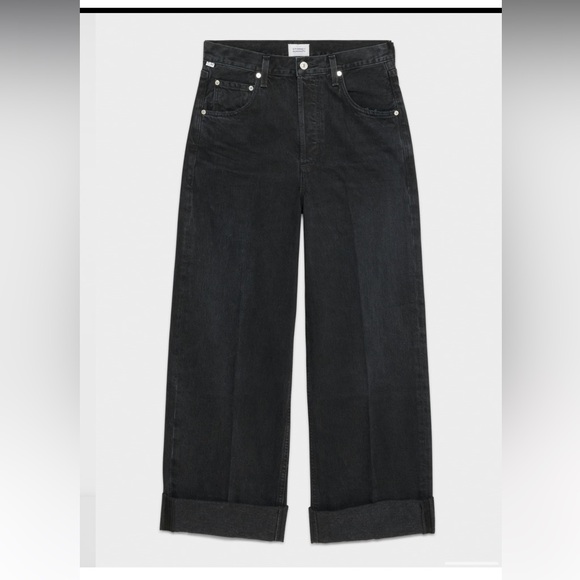 alya cuffed cropped jeans size 28 - bought in november 2024 - Picture 3 of 3